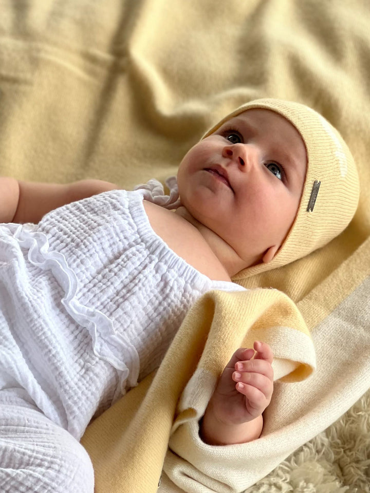 Cashmere Baby Blanket #BUBBLES