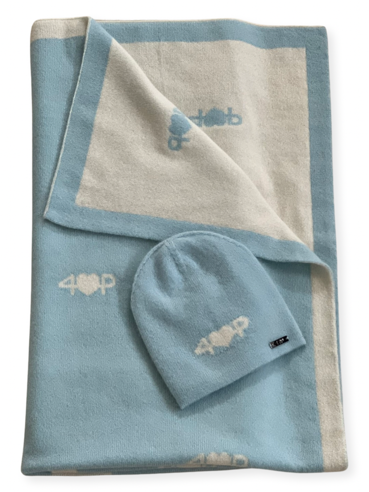 Cashmere Baby Blanket #SKY