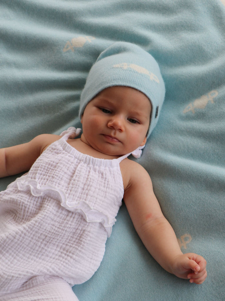 Cashmere Baby Hat #SKY