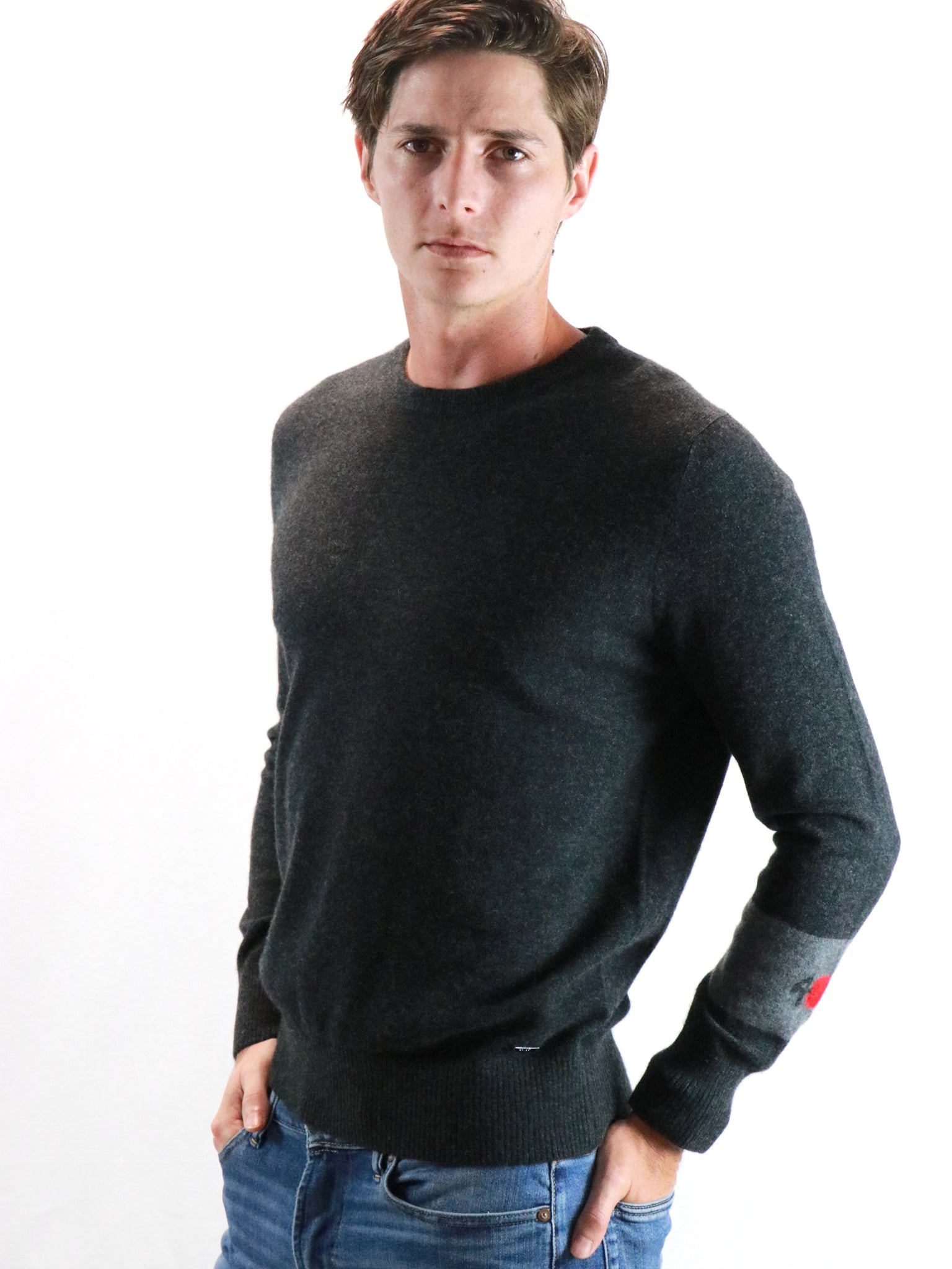 Men Cashmere Crewneck