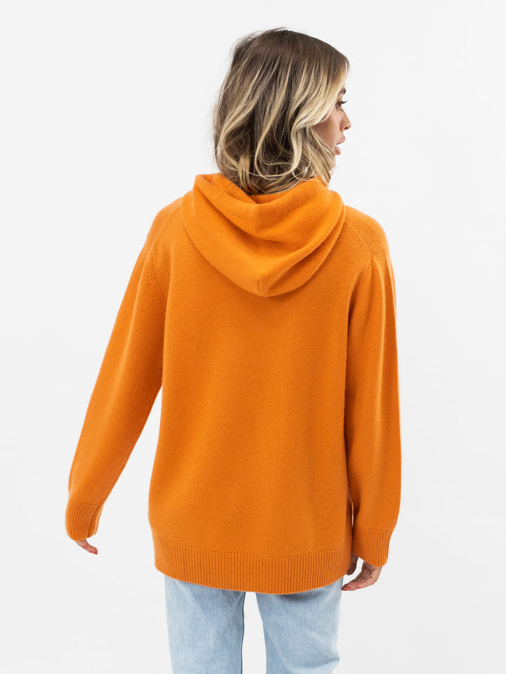 Cashmere Hooded Sweatshirt #CLEMENTINE