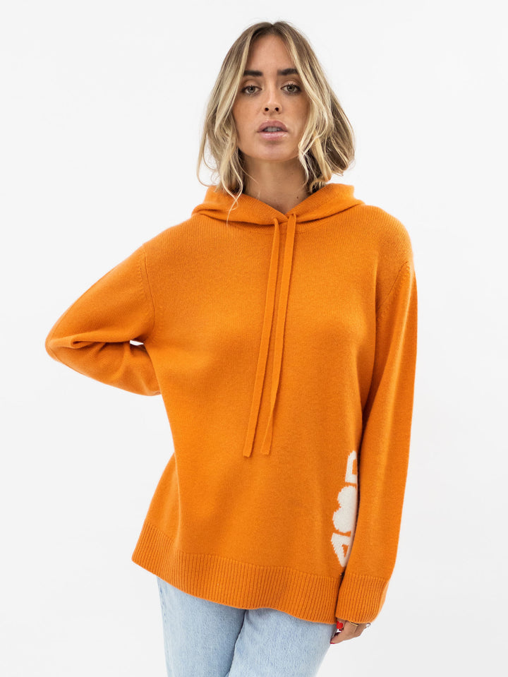 Cashmere Hooded Sweatshirt #CLEMENTINE