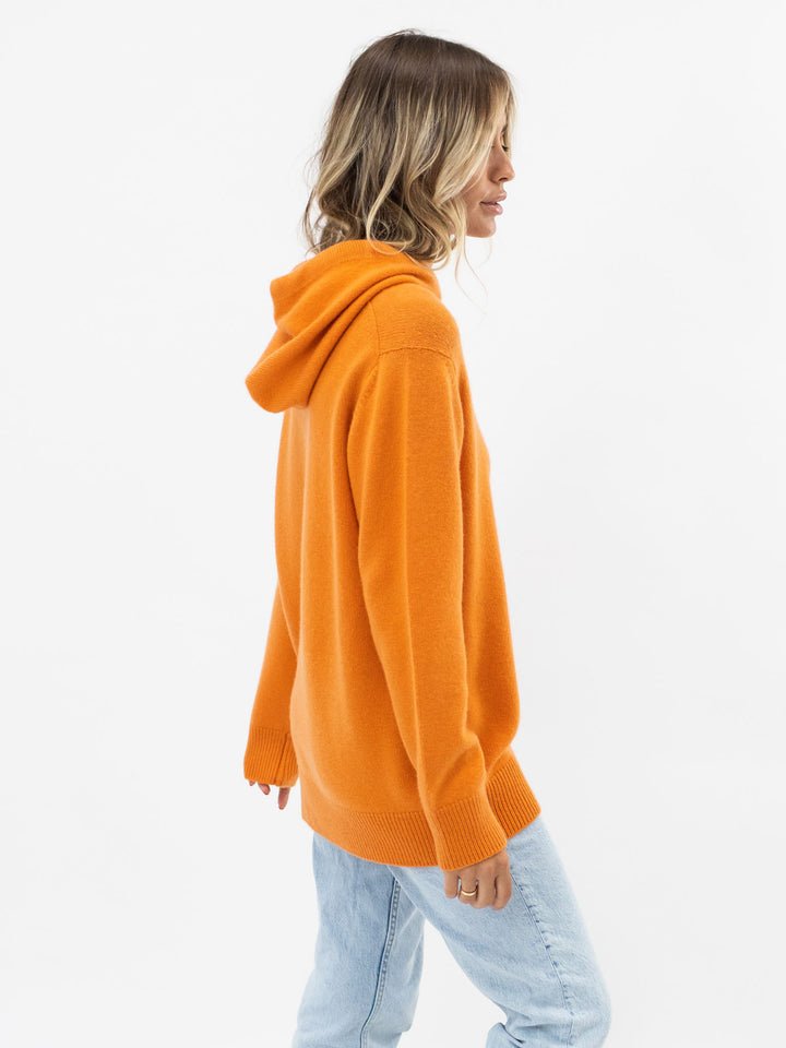 Cashmere Hooded Sweatshirt #CLEMENTINE