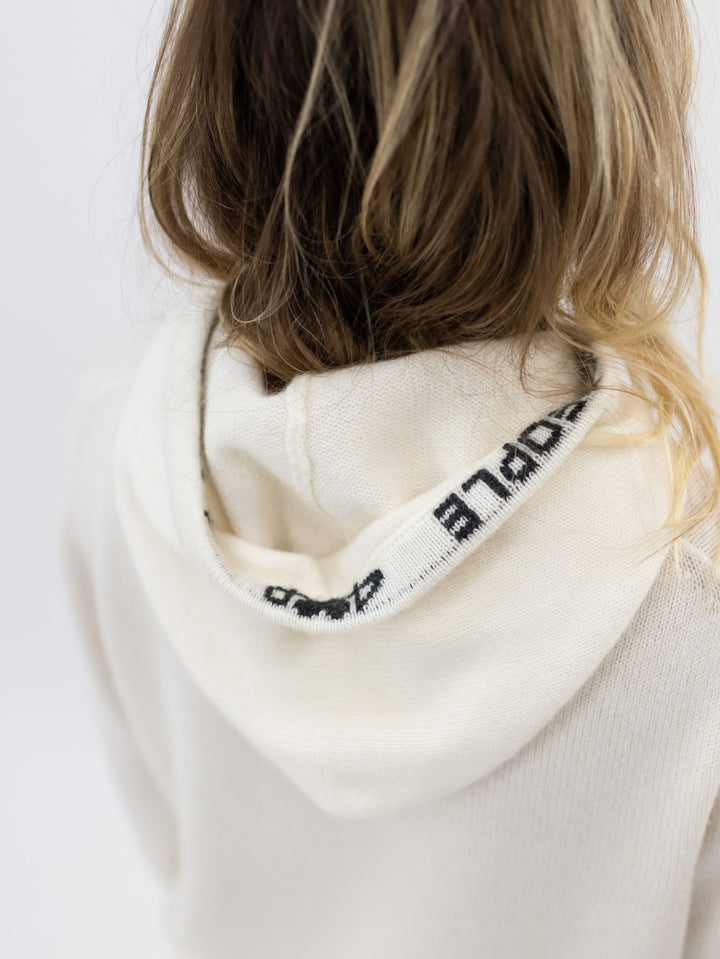 Cashmere Hooded Sweatshirt #PEARL