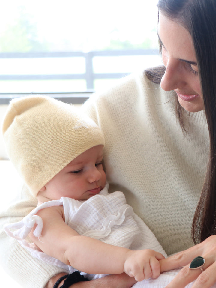Cashmere Baby Hat #BUBBLES