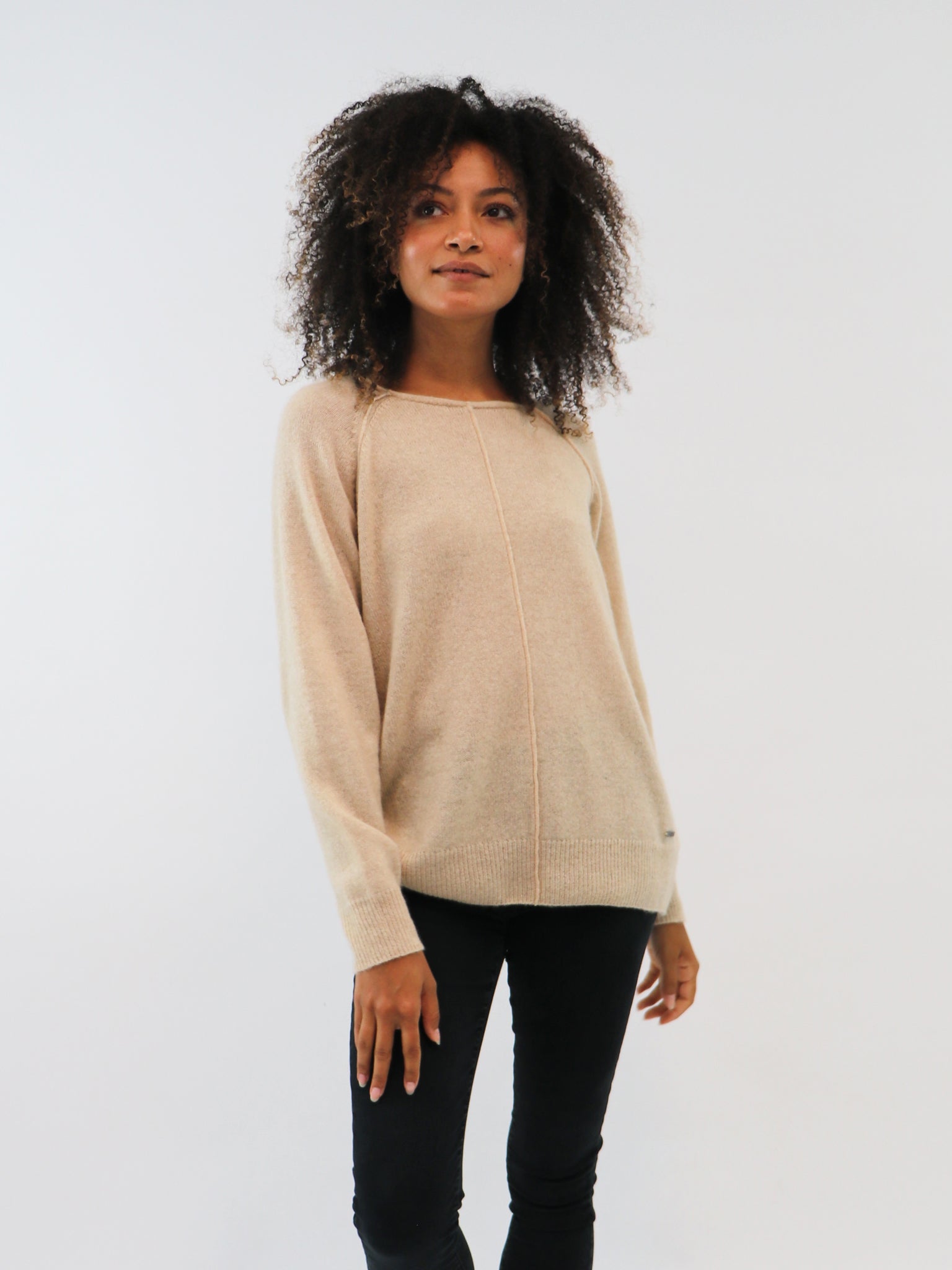 Boatneck Lightweight Cashmere Sweater