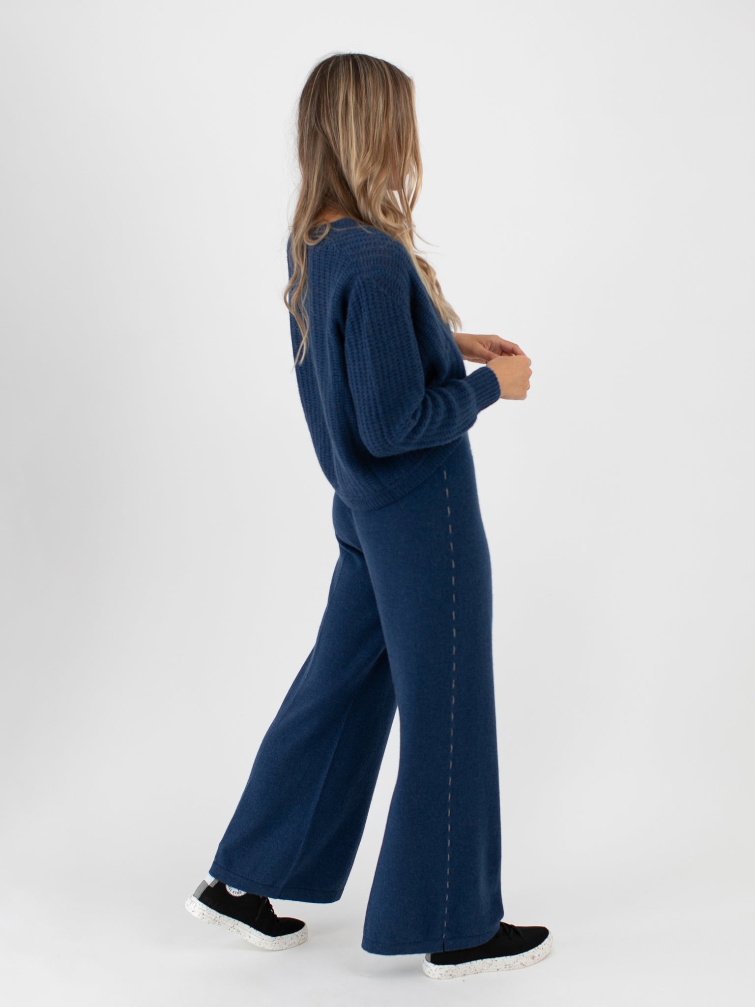 Cashmere Wide Leg Pants