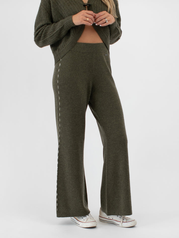 Cashmere Wide Leg Pants #MOSS