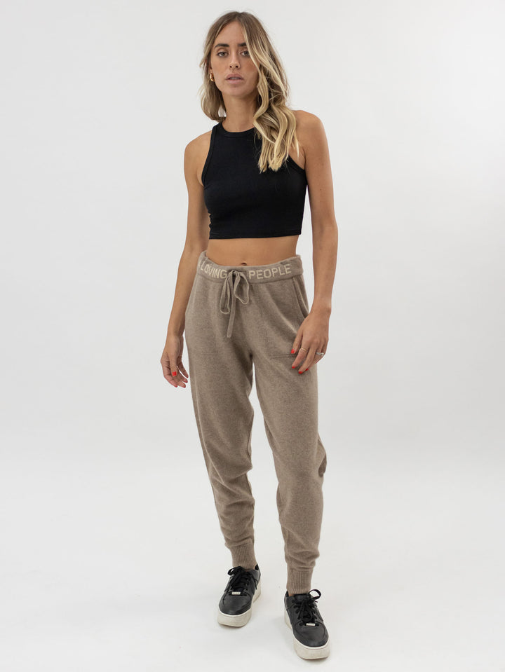 Cashmere Sweatpants #FAWN