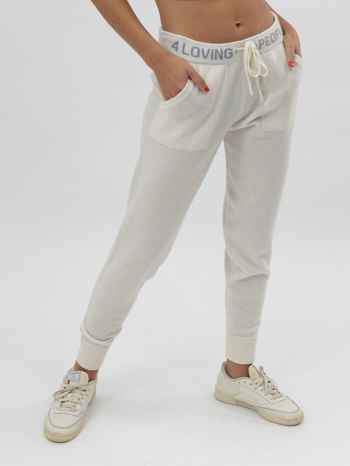 Cashmere Sweatpants #PEARL