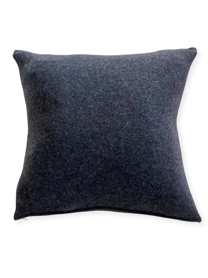 Cashmere Pillow #CHARCOAL/PEARL