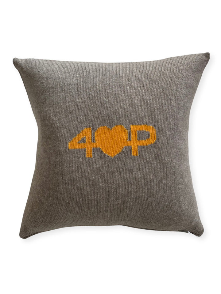 Cashmere Pillow #FAWN/GOLD