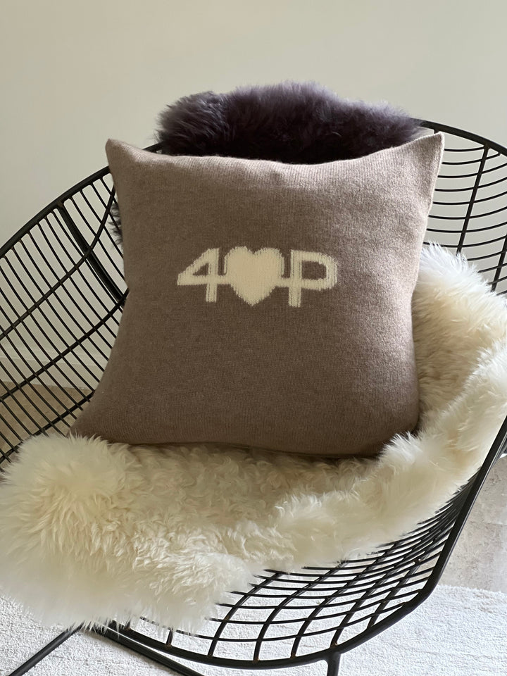 Cashmere Pillow #FAWN/PEARL