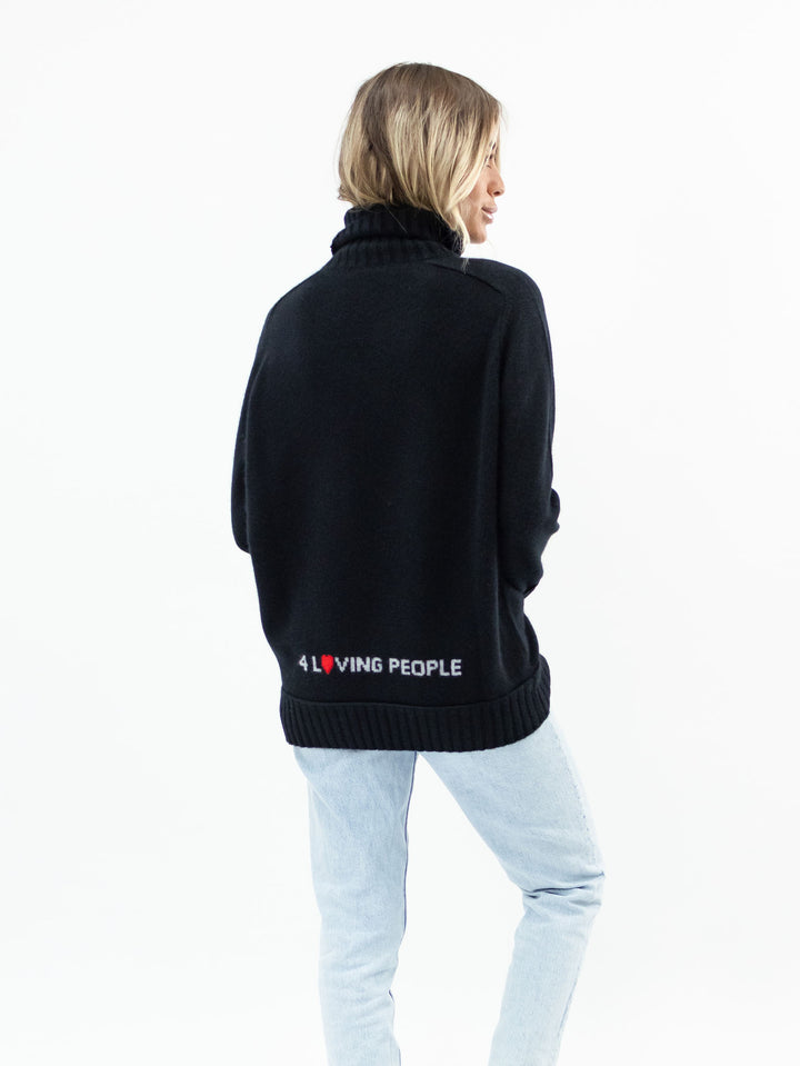 Cashmere Turtleneck #BLACK