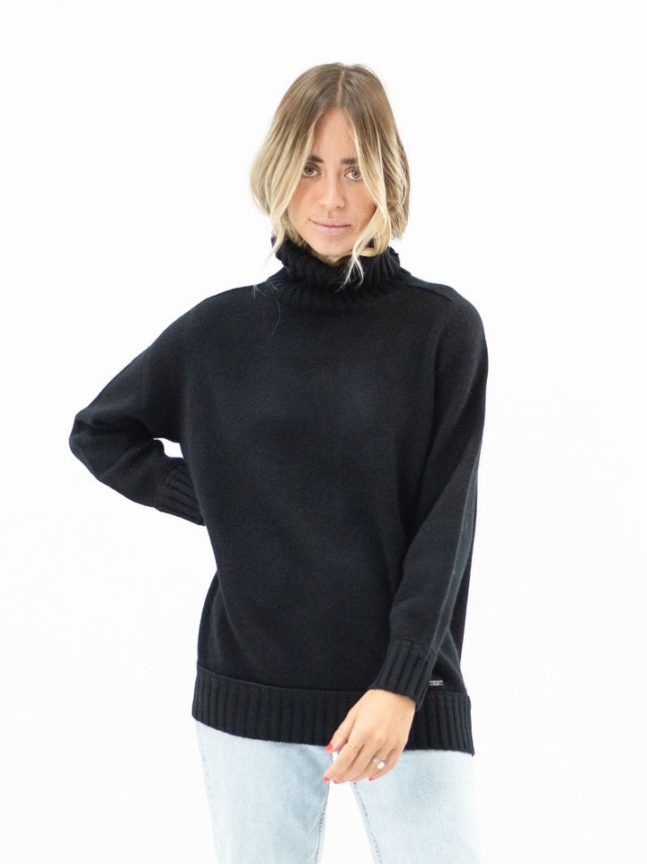 Cashmere Turtleneck #BLACK