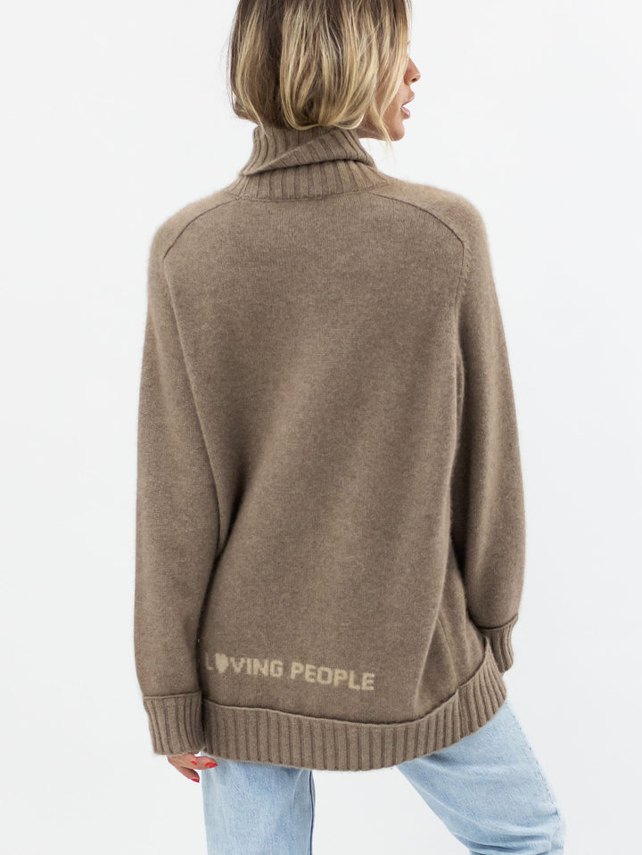 Cashmere Turtleneck #FAWN