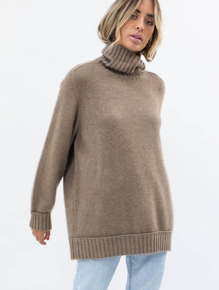 Cashmere Turtleneck #FAWN