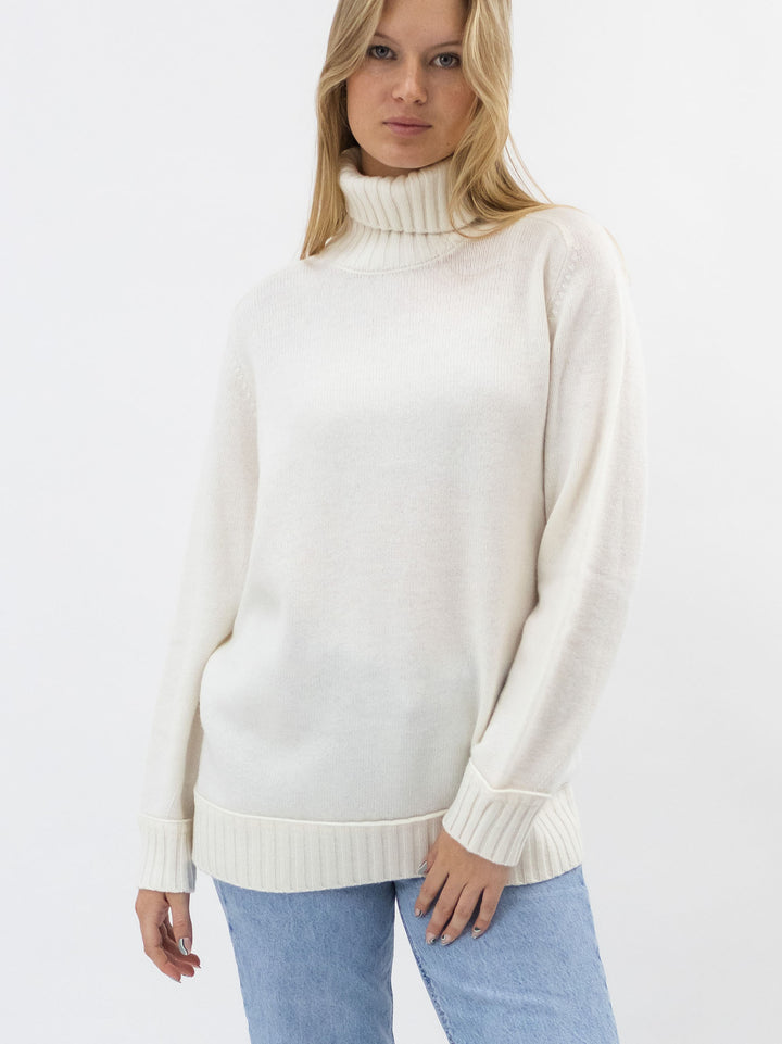 Cashmere Turtleneck #PEARL