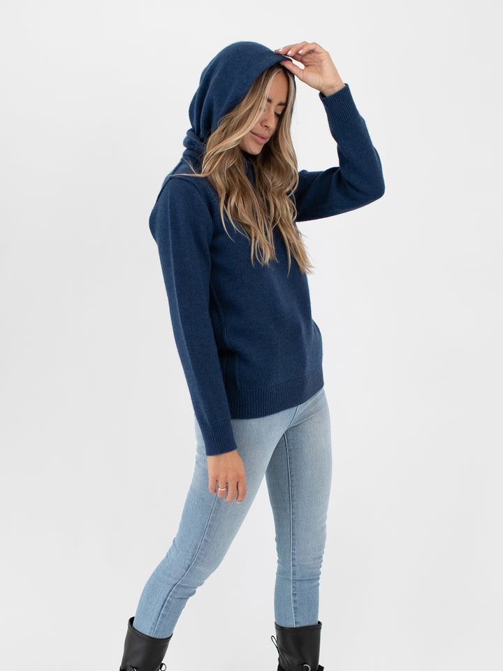 Cashmere Hoodie #DUTCH BLUE