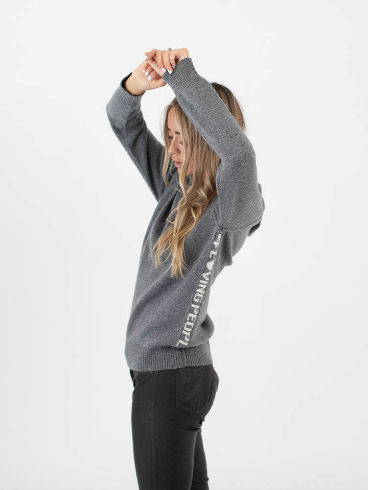 Cashmere Hoodie #SKY GREY