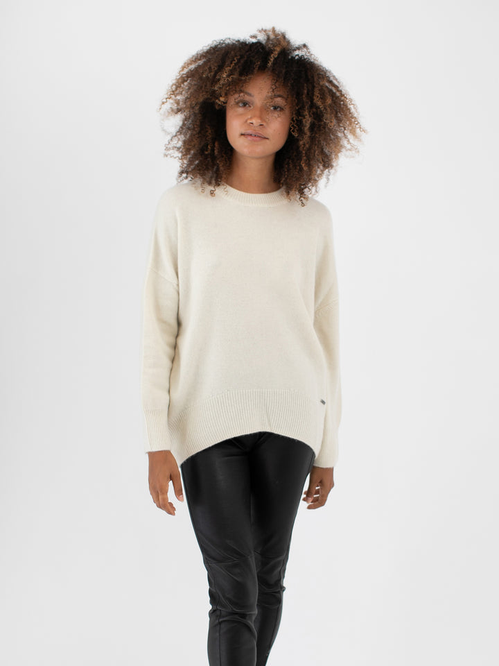Crewneck Cashmere Sweater #PEARL