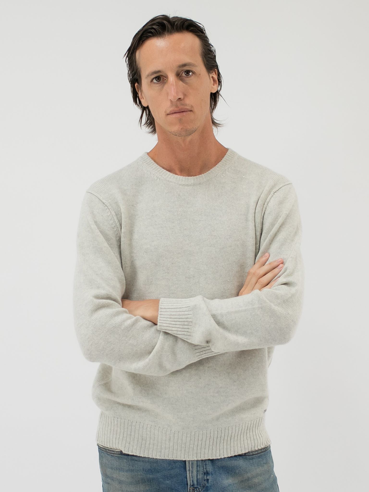 Men Cashmere Crewneck