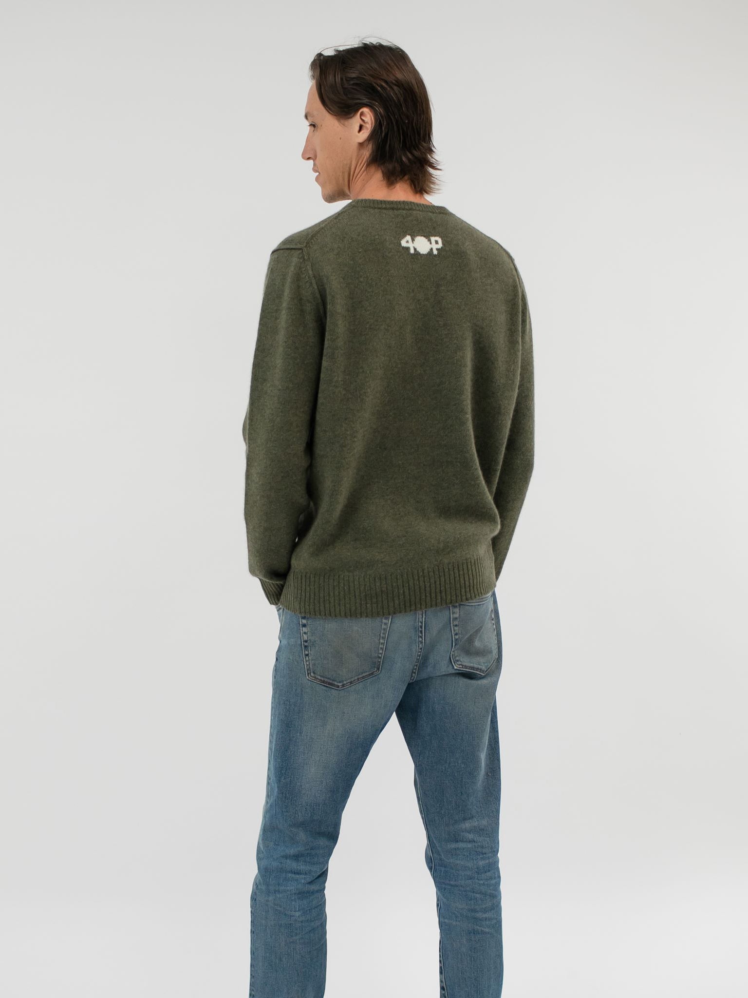 Men Cashmere Crewneck