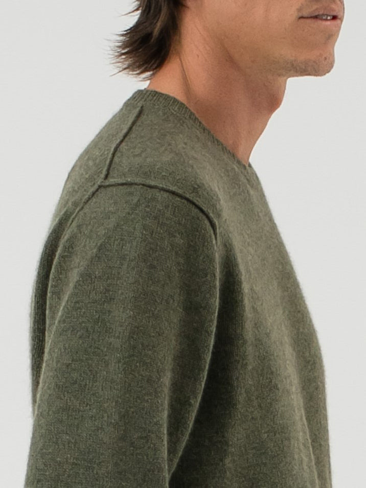 Men Cashmere Crewneck