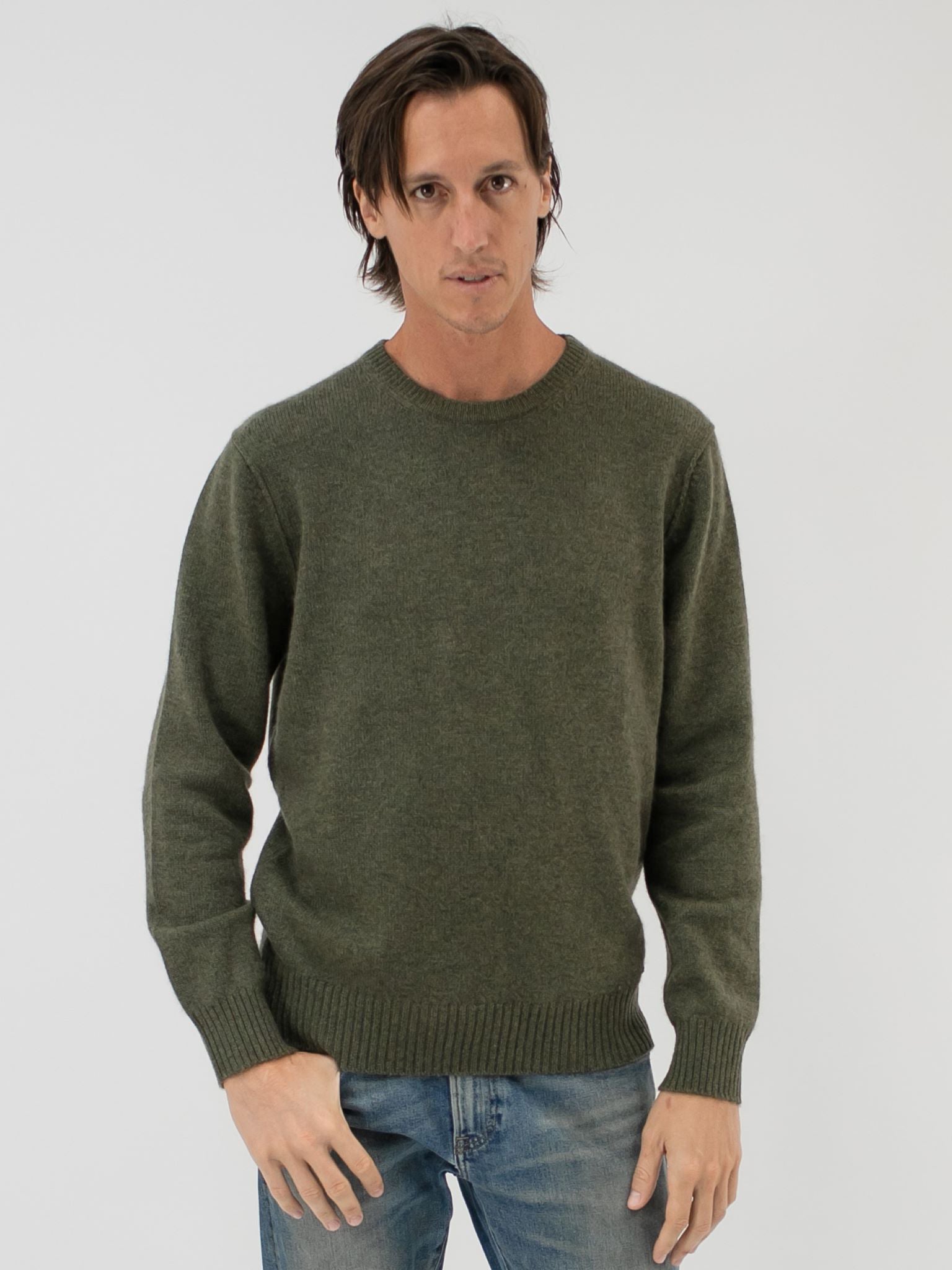 Men Cashmere Crewneck