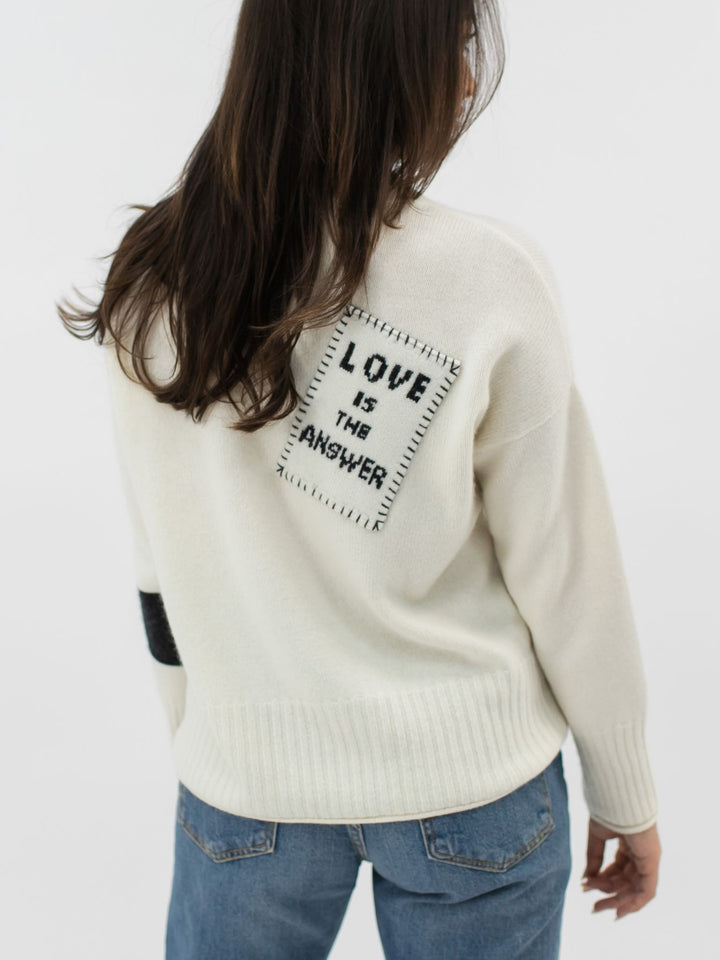 Cashmere Crewneck Sweater #PEARL