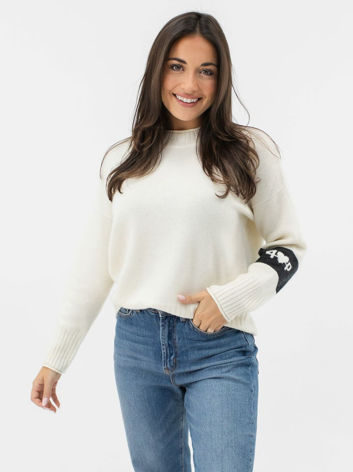 Cashmere Crewneck Sweater #PEARL