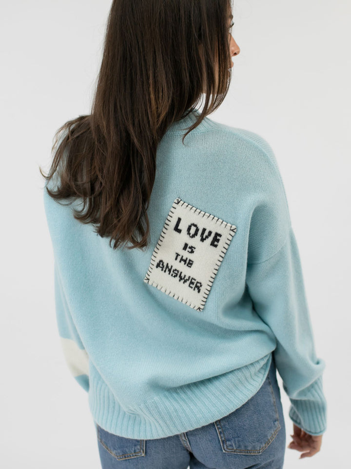 Cashmere Crewneck Sweater #SKY
