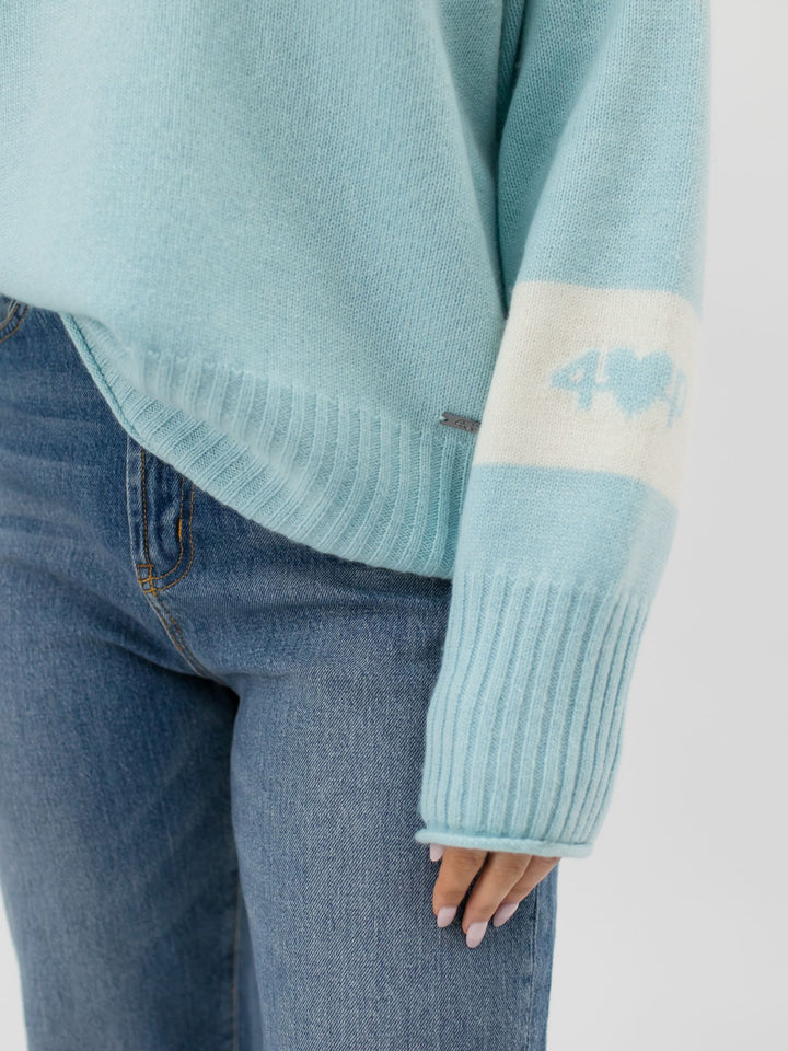 Cashmere Crewneck Sweater #SKY