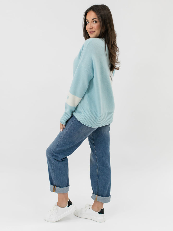 Cashmere Crewneck Sweater #SKY
