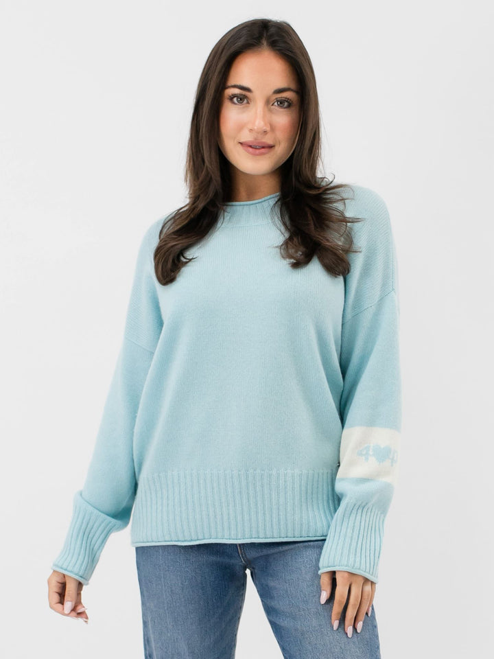 Cashmere Crewneck Sweater #SKY
