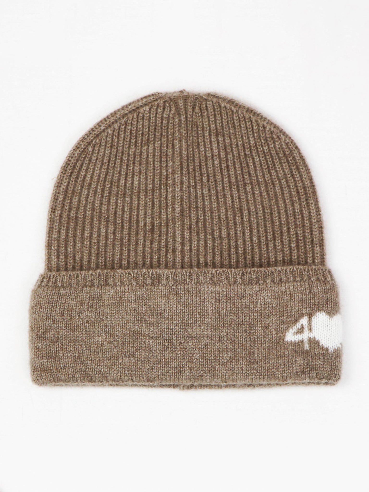 Ribbed Cashmere Beanie