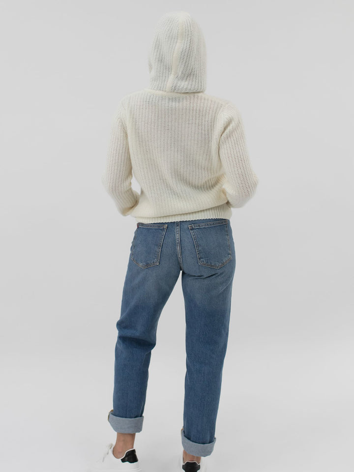 Women Cashmere Hoodie #PEARL