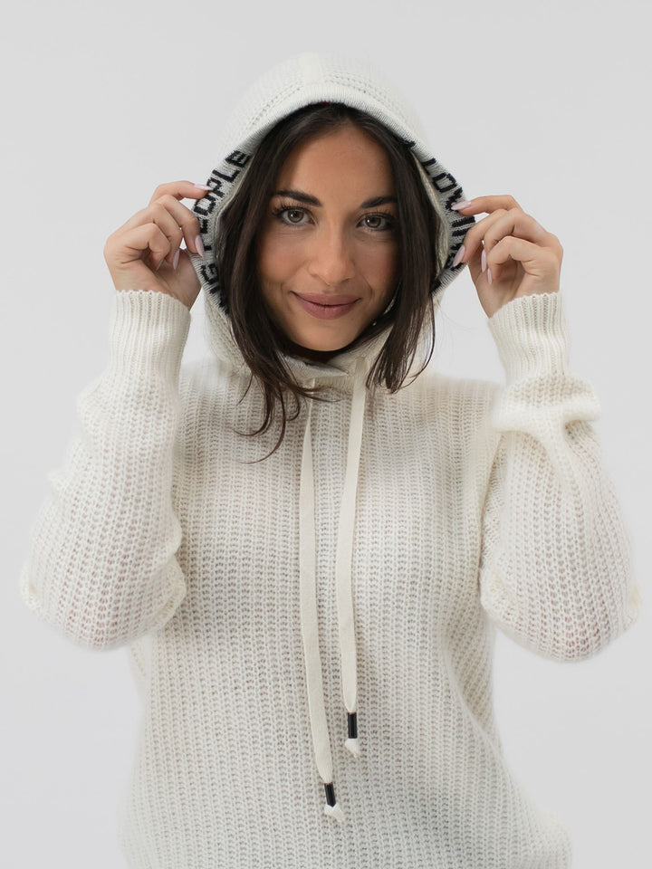 Women Cashmere Hoodie #PEARL