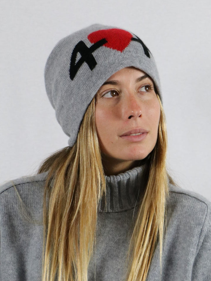 Cashmere Beanie #SOFT GREY