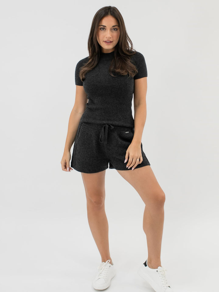 Cashmere Shorts #CHARCOAL