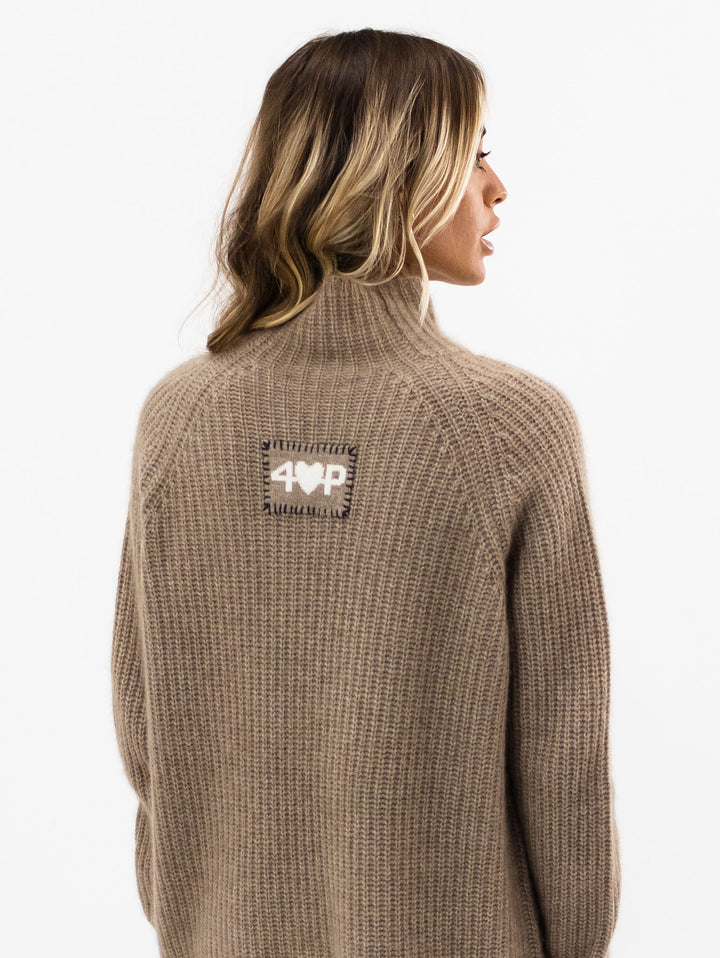 Oversized Cashmere Sweater #FAWN