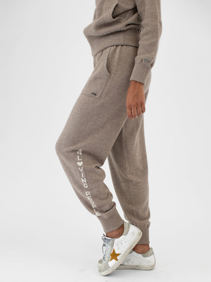 Cashmere Sweatpants #FAWN