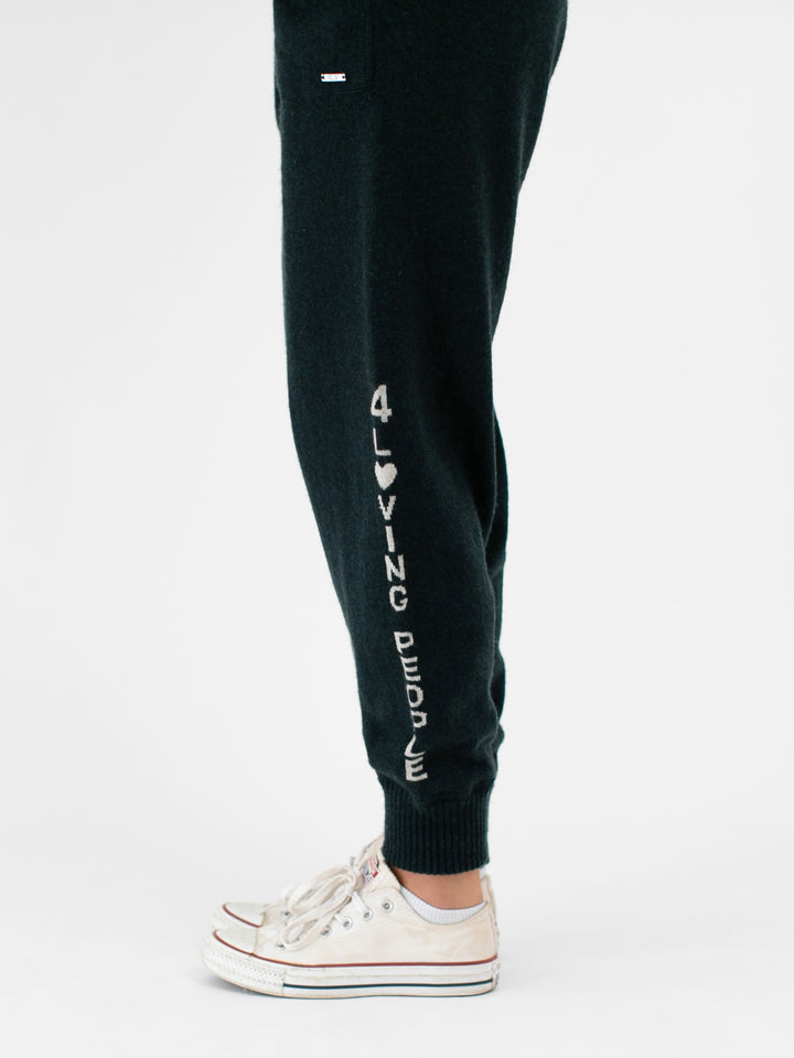 Cashmere Sweatpants #PETROL