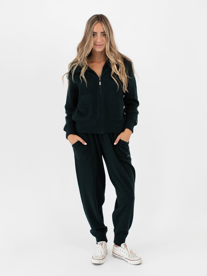 Cashmere Sweatpants #PETROL