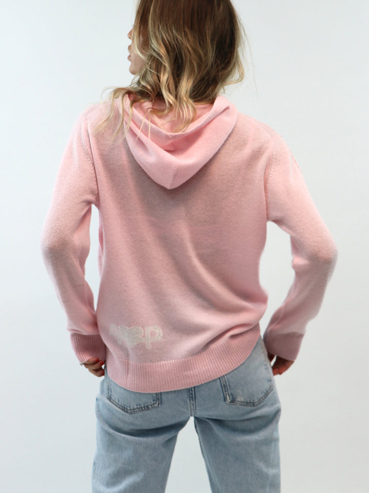 Lightweight Cashmere Hoodie #PETAL
