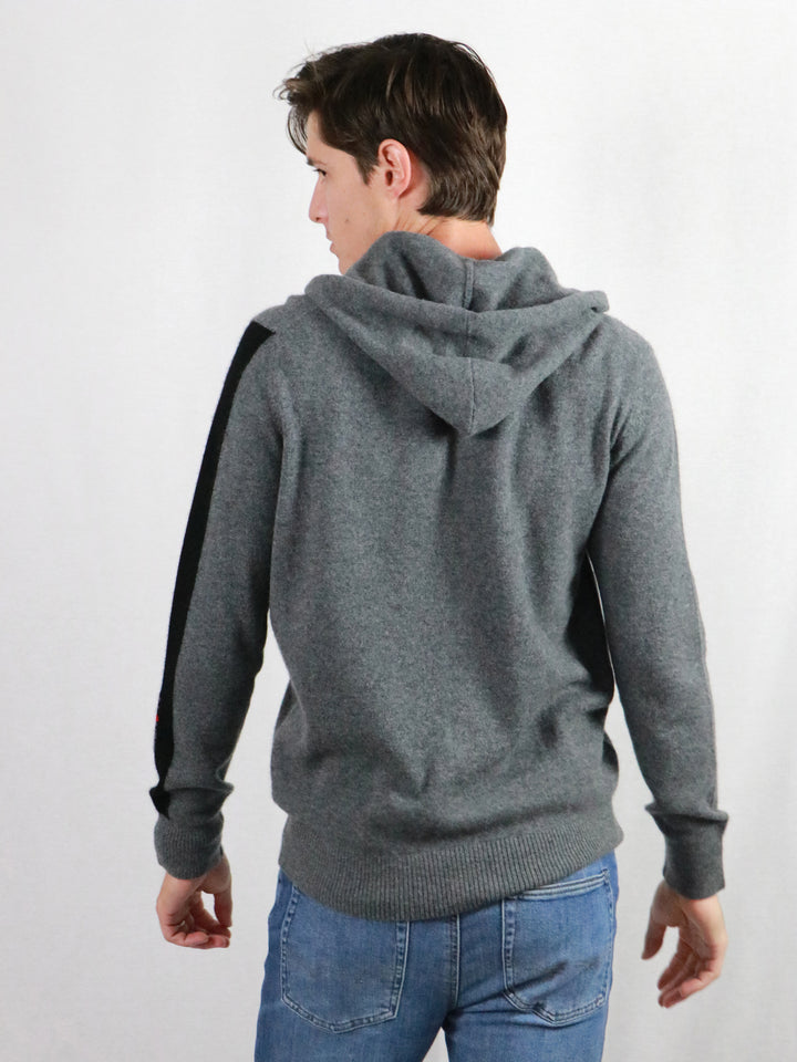 Men's Cashmere Zip Up Cardigan