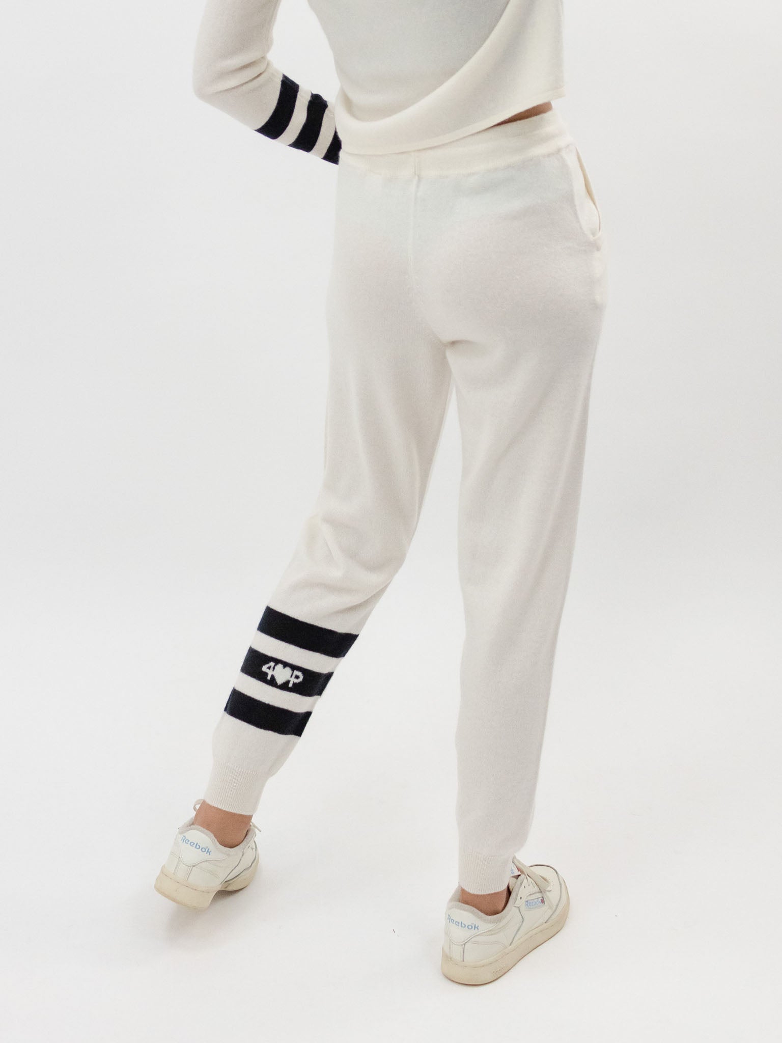 Light Weight Cashmere Women Sweatpants with Drawstring