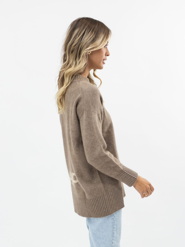 Cashmere Crewneck Sweater #FAWN