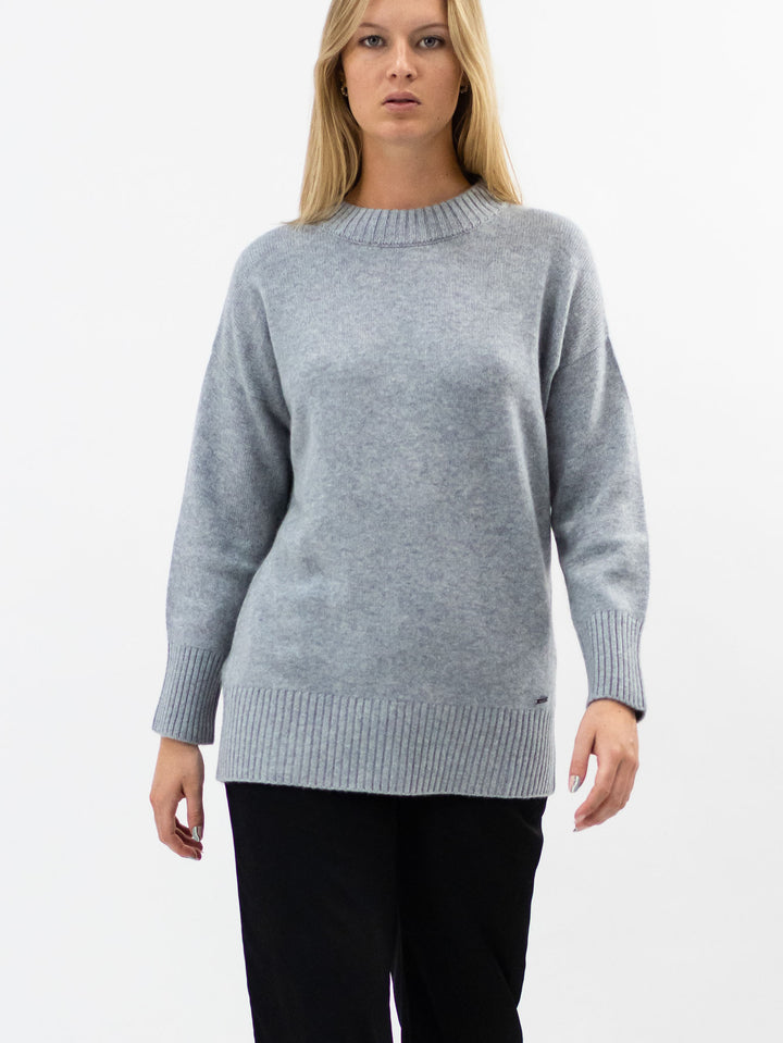 Cashmere Crewneck Sweater #SOFT GREY