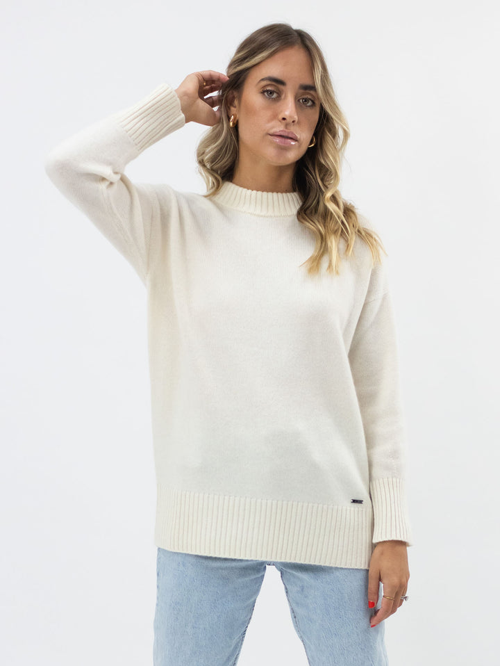 Cashmere Crewneck Sweater #PEARL
